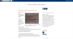 Desktop Screenshot of blogaboutrains.blogspot.com