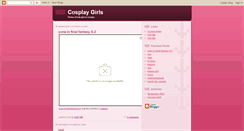 Desktop Screenshot of cosplaygirls.blogspot.com