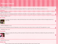 Tablet Screenshot of princessgreen17.blogspot.com