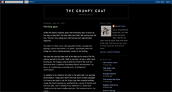 Desktop Screenshot of grumpygoat.blogspot.com