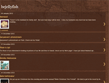 Tablet Screenshot of bejellyfish.blogspot.com