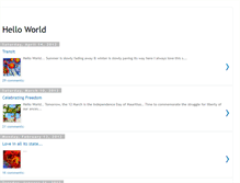 Tablet Screenshot of gaia-helloworld.blogspot.com