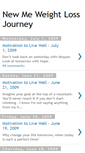 Mobile Screenshot of newmeweightlossjourney.blogspot.com