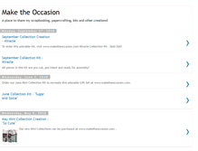 Tablet Screenshot of maketheoccasion.blogspot.com