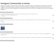 Tablet Screenshot of immigrantcommunitiesinaction.blogspot.com