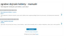 Tablet Screenshot of dojrzalekobiety.blogspot.com