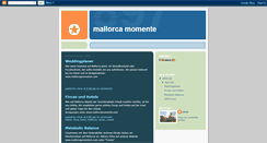 Desktop Screenshot of mallorcamomente.blogspot.com