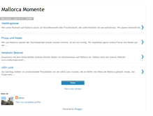 Tablet Screenshot of mallorcamomente.blogspot.com