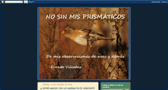 Desktop Screenshot of nosinmisprismaticos.blogspot.com