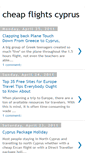 Mobile Screenshot of cheap-flights-cyprus.blogspot.com