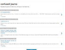 Tablet Screenshot of confused-journo.blogspot.com