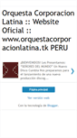 Mobile Screenshot of orquestacorporacionlatina.blogspot.com