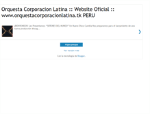 Tablet Screenshot of orquestacorporacionlatina.blogspot.com