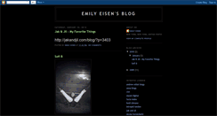 Desktop Screenshot of emilyeisen.blogspot.com