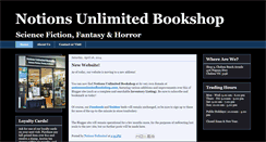 Desktop Screenshot of notionsunlimitedbookshop.blogspot.com