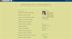 Desktop Screenshot of latisinonimos.blogspot.com