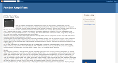 Desktop Screenshot of fenderamplifier.blogspot.com