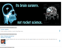 Tablet Screenshot of brainsurgerynotrocketscience.blogspot.com