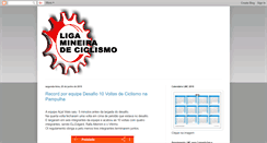 Desktop Screenshot of ligamineiradeciclismo.blogspot.com