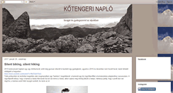 Desktop Screenshot of kotengerinaplo.blogspot.com