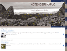 Tablet Screenshot of kotengerinaplo.blogspot.com