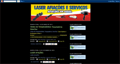 Desktop Screenshot of laserafiacoes.blogspot.com