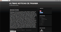 Desktop Screenshot of noticiasdepanamadejavu.blogspot.com