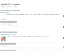 Tablet Screenshot of inspiredtocreate.blogspot.com