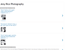 Tablet Screenshot of amyricephotography.blogspot.com