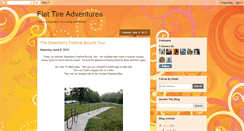 Desktop Screenshot of flattireadventures.blogspot.com