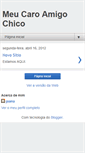 Mobile Screenshot of meucaroamigochico.blogspot.com