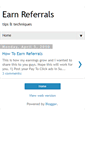 Mobile Screenshot of earnreferralsforptc.blogspot.com