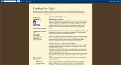 Desktop Screenshot of cookingforeight.blogspot.com