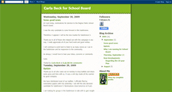 Desktop Screenshot of carlabeckschoolboard.blogspot.com