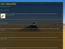 Tablet Screenshot of informasi-cibaliung.blogspot.com