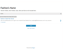 Tablet Screenshot of fashionsname.blogspot.com