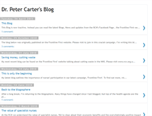 Tablet Screenshot of drpetercarter.blogspot.com
