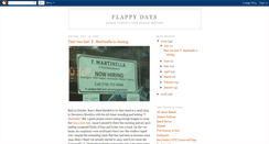 Desktop Screenshot of flappydays.blogspot.com