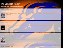 Tablet Screenshot of georgejohnsonfam.blogspot.com