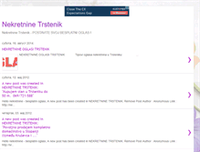 Tablet Screenshot of nekretninetrstenik.blogspot.com