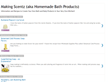 Tablet Screenshot of homemadebathproducts.blogspot.com