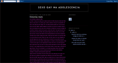 Desktop Screenshot of gaysadolescentes.blogspot.com