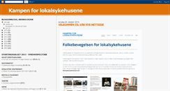 Desktop Screenshot of lokalsykehus.blogspot.com