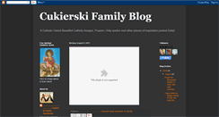 Desktop Screenshot of cukierskifamilyblog.blogspot.com