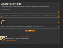 Tablet Screenshot of cukierskifamilyblog.blogspot.com