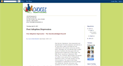 Desktop Screenshot of choicesadoption.blogspot.com