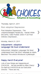 Mobile Screenshot of choicesadoption.blogspot.com
