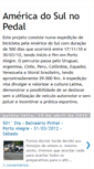 Mobile Screenshot of americadosulnopedaldiariodebordo.blogspot.com