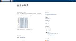 Desktop Screenshot of ex-drunkard.blogspot.com