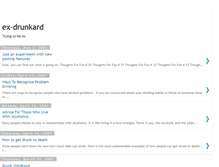 Tablet Screenshot of ex-drunkard.blogspot.com